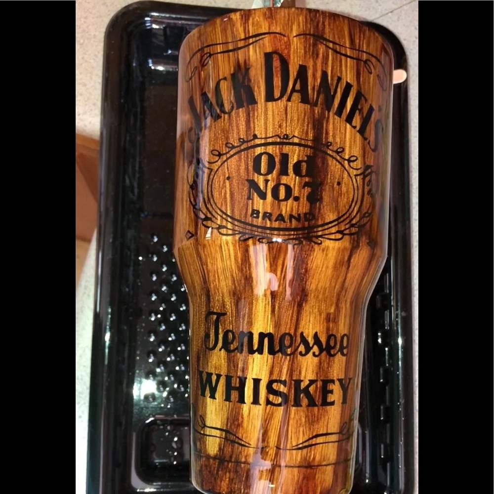 Jack Daniels 30 OZ Metal Tumbler Customizable